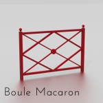 Barrière SOFIA option boule macaron proposée par le groupe Ingénia expert du mobilier urbain