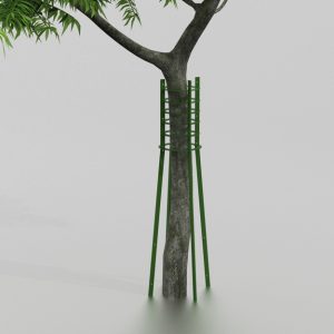 Corset d'arbres THYM proposé par le groupe Ingénia expert du mobilier urbain