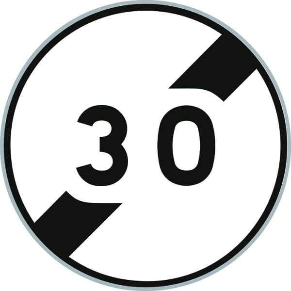 B33 - Fin de limitation de vitesse