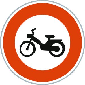 B9g - Accès interdit aux cyclomoteurs