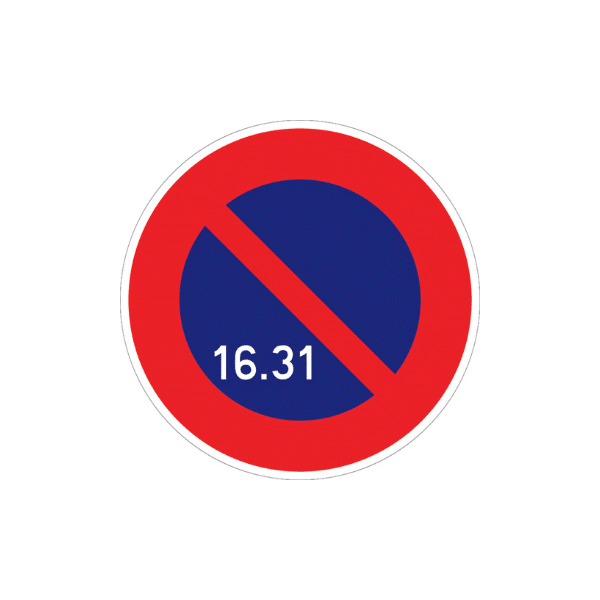 B6a3 - Stationnement interdit du 16 au 31